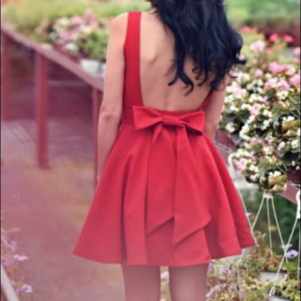 Red dress